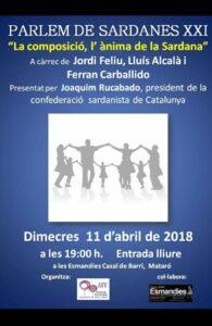 Conferència sobre la composició de sardanes @ Les Esmandies Casal de Barri